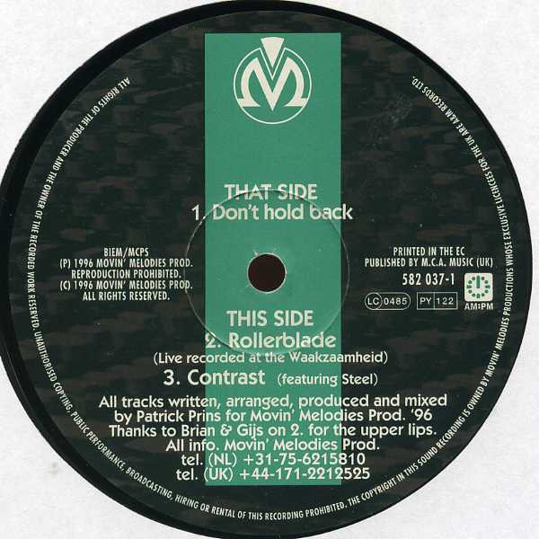 Movin' Melodies - Don't Hold Back | AM:PM (582 037-1) - main Movin' Melodies - Don't Hold Back | AM:PM (582 037-1) - main
