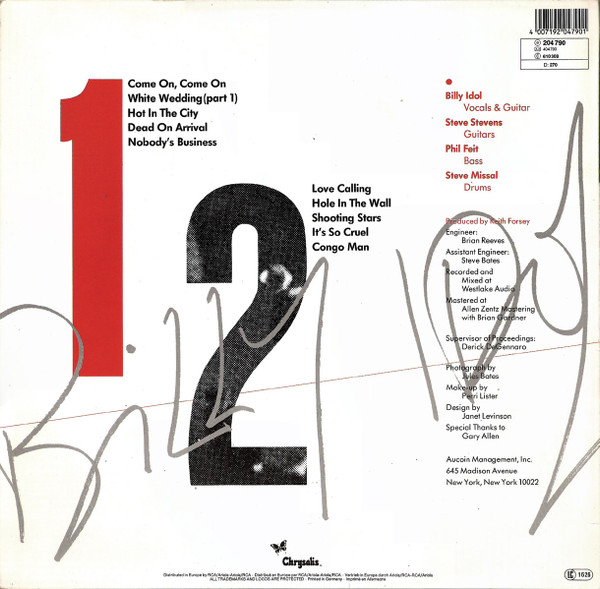 Billy Idol - Billy Idol | Chrysalis (204 790) - 2