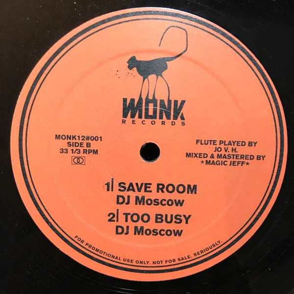 DJ Moscow - Buttons | Monk Records (MONK12#001) - 2 DJ Moscow - Buttons | Monk Records (MONK12#001) - 2