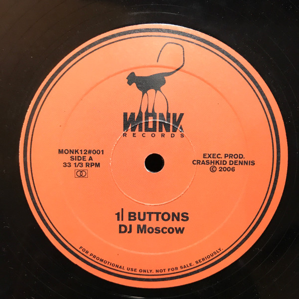 DJ Moscow - Buttons | Monk Records (MONK12#001)