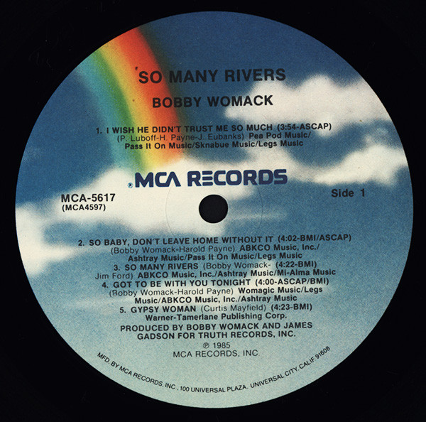 Bobby Womack - So Many Rivers | MCA Records (MCA-5617) - 3 Bobby Womack - So Many Rivers | MCA Records (MCA-5617) - 3