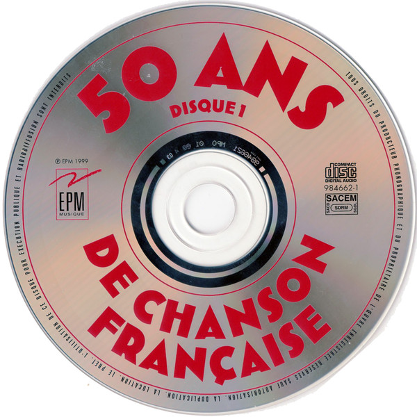 Various - 50 Ans De Chanson Francaise (132 Grands Succès) | EPM Musique (984662) - 2