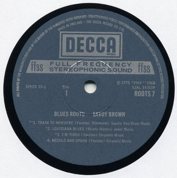 Savoy Brown - Blues Roots | Decca (ROOTS 7) - 3