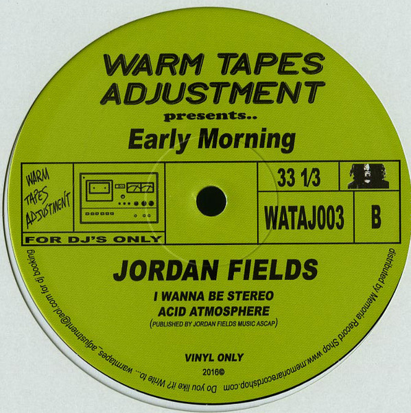 DJ SCM / Jordan Fields - Early Morning | Warm Tapes Adjustment (WATAJ003)
