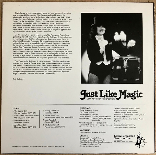 The Latin Percussion Jazz Ensemble - Just Like Magic | Latin Percussion Ventures (LPV 470) - 2 The Latin Percussion Jazz Ensemble - Just Like Magic | Latin Percussion Ventures (LPV 470) - 2