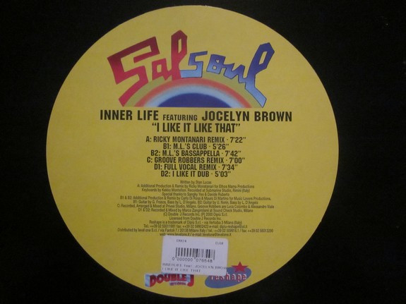 Inner Life Feat. Jocelyn Brown - I Like It Like That | Salsoul Records (SALS 008)