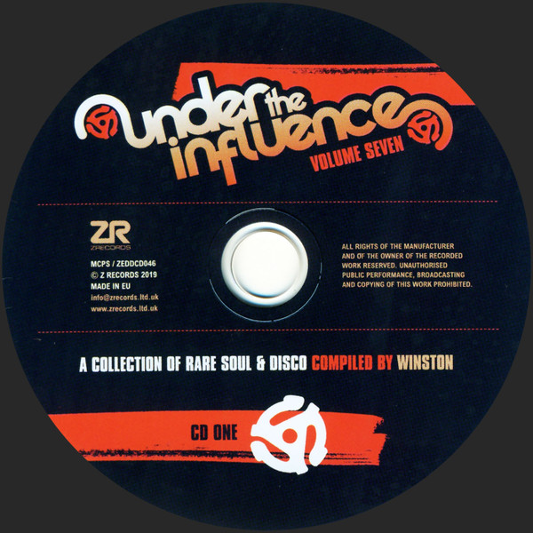 Winston - Under The Influence Volume Seven (A Collection Of Rare Soul & Disco) | Z Records (ZEDDCD046) - 4