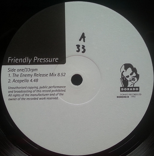 Jhelisa - Friendly Pressure | Dorado (DOR040R) - 3