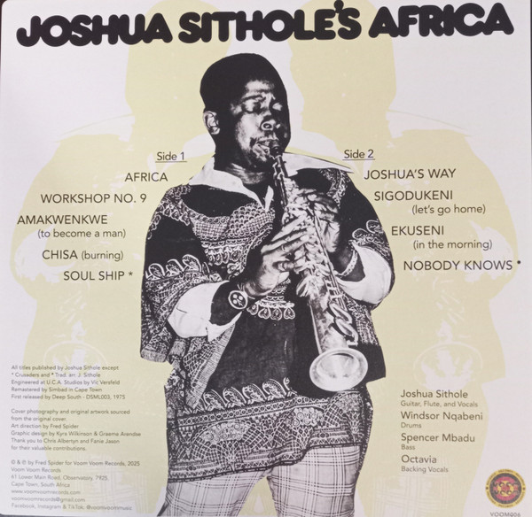 Joshua Sithole - Joshua Sithole's Africa | Voom Voom Records (VOOM006) - 2