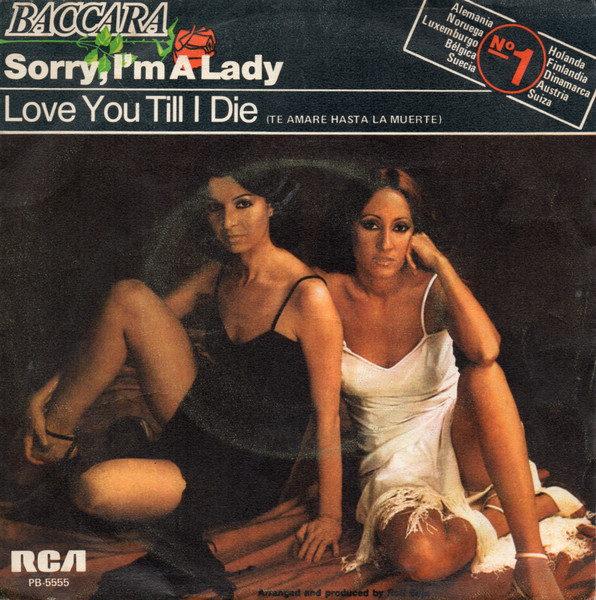Baccara - Sorry, I'm A Lady | RCA Victor (PB-5555) - main