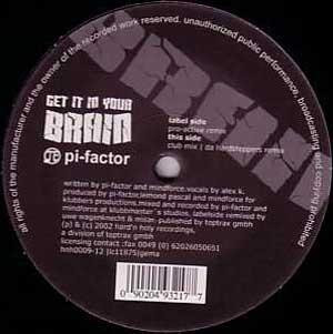 Pi-Factor - Get It In Your Brain | Hard 'N Holy (HNH0009-12) - 2
