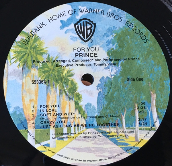 Prince - For You | Warner Bros. Records (9362-49220-9) - 3