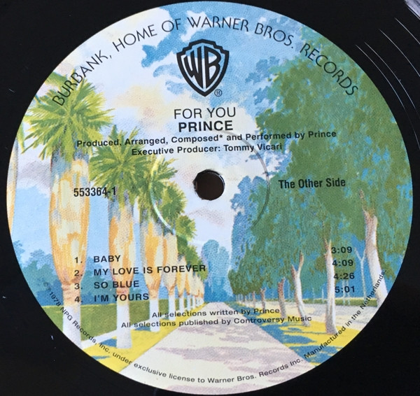 Prince - For You | Warner Bros. Records (9362-49220-9) - 4