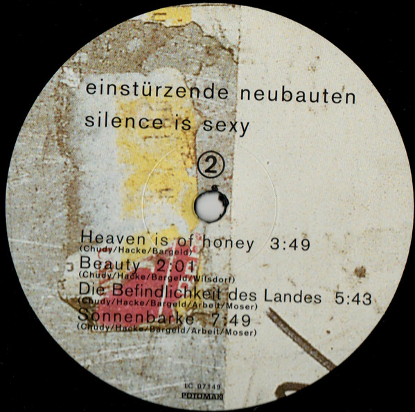 Einstürzende Neubauten - Silence Is Sexy | Potomak (957051) - 2 Einstürzende Neubauten - Silence Is Sexy | Potomak (957051) - 2