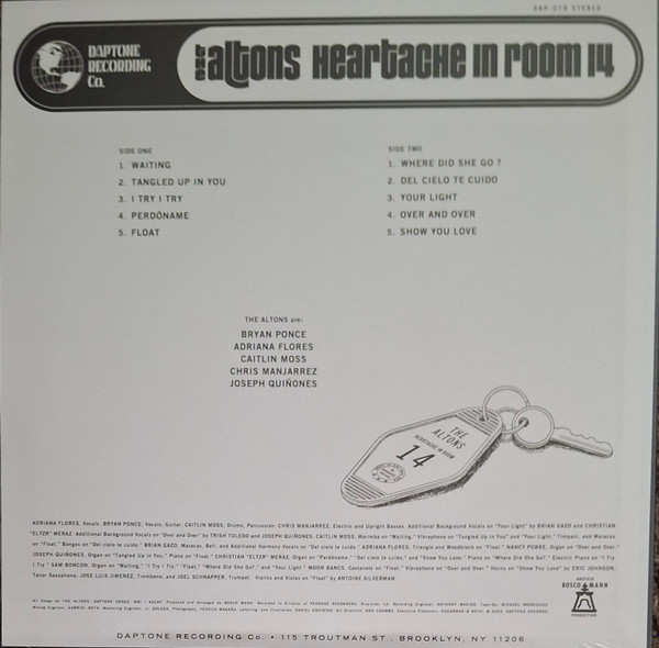 The Altons - Heartache In Room 14 | Daptone Records (DAP-079) - 3 The Altons - Heartache In Room 14 | Daptone Records (DAP-079) - 3