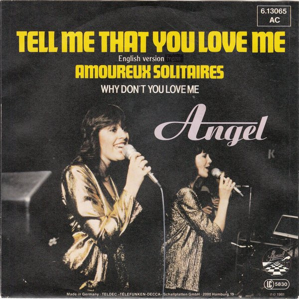 Angel - Tell Me That You Love Me (Amoureux Solitaires) | Strand (6.13 065) - 2