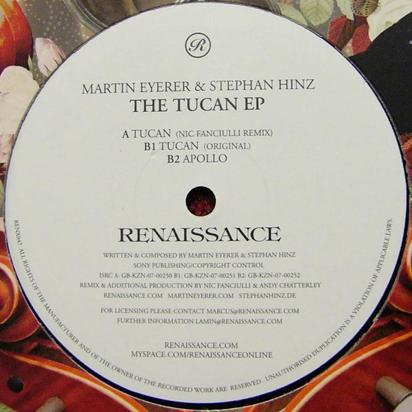 Martin Eyerer & Stephan Hinz - The Tucan EP | Renaissance (RENX047)