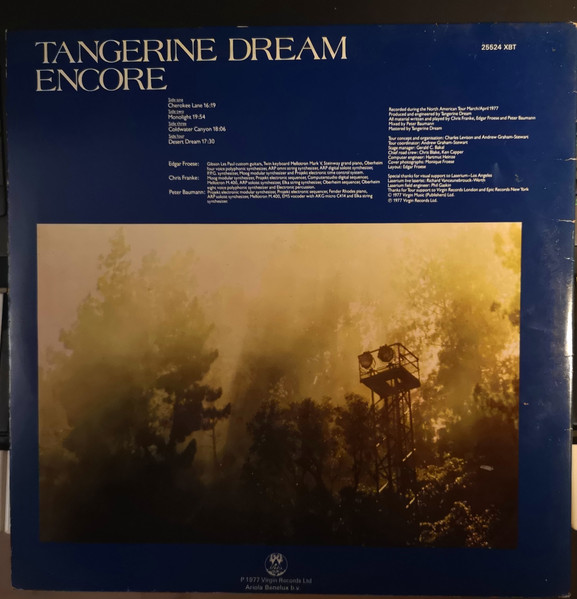 Tangerine Dream - Encore | Virgin (25 524 XBT) - 3