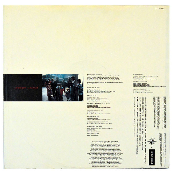 Londonbeat - In The Blood | Anxious Records (ZL74810) - main Londonbeat - In The Blood | Anxious Records (ZL74810) - main
