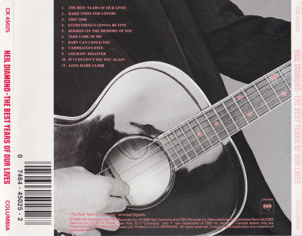 Neil Diamond - The Best Years Of Our Lives | Columbia (CK 45025) - 2