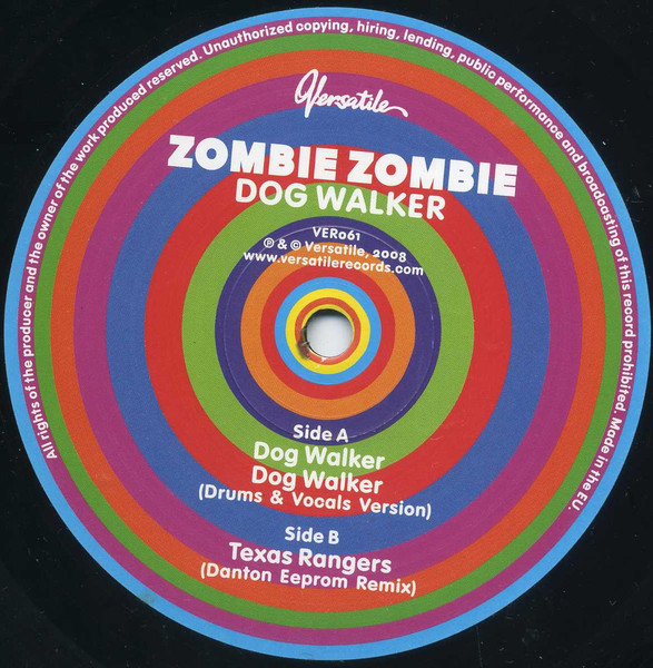 Zombie Zombie - Dog Walker | Versatile Records (VER061) - 3 Zombie Zombie - Dog Walker | Versatile Records (VER061) - 3