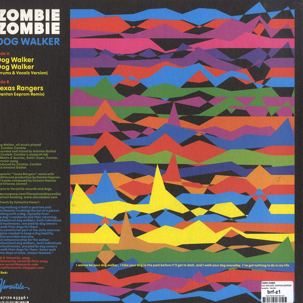 Zombie Zombie - Dog Walker | Versatile Records (VER061) - 2 Zombie Zombie - Dog Walker | Versatile Records (VER061) - 2