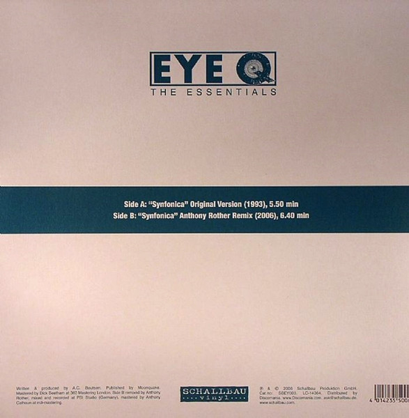 Brainchild - Synfonica | Schallbau Rec. (SBEY003) - 2