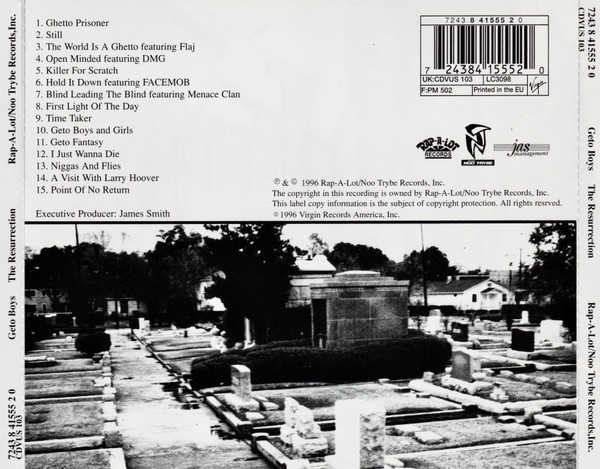 Geto Boys - The Resurrection | Rap-A-Lot Records (7243 8 41555 2 0) - 2 Geto Boys - The Resurrection | Rap-A-Lot Records (7243 8 41555 2 0) - 2