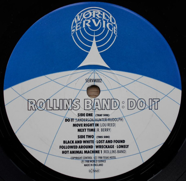 Rollins Band - Do It | World Service (SERVM 002) - 3 Rollins Band - Do It | World Service (SERVM 002) - 3