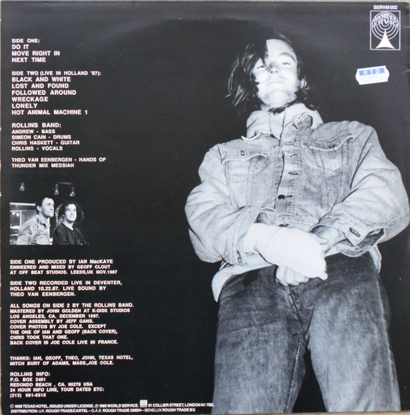 Rollins Band - Do It | World Service (SERVM 002) - 2 Rollins Band - Do It | World Service (SERVM 002) - 2