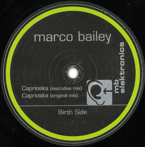 Marco Bailey - Caprioska | MB Elektronics (MBELEK002) - 3