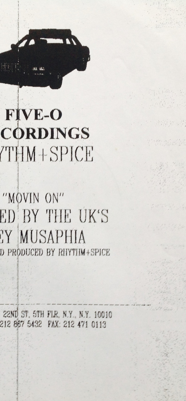 Rhythm N Spice - Movin On (Joey Musaphia Remix) | Five-O Recordings (FIVE 0002) - main