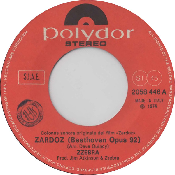 Zzebra - Zardoz / Amusofi | Polydor (2058 446) - 2