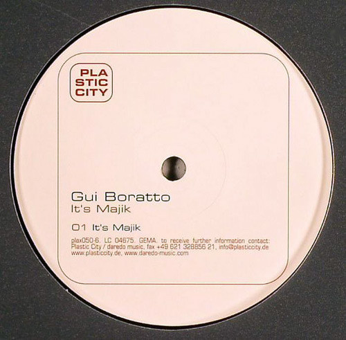 Gui Boratto - It's Majik | Plastic City (plax050-6)
