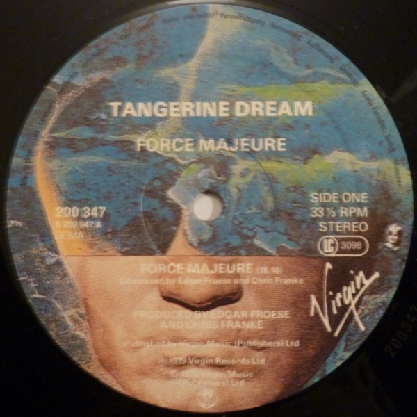 Tangerine Dream - Force Majeure | Virgin (200 347-320) - 3 Tangerine Dream - Force Majeure | Virgin (200 347-320) - 3