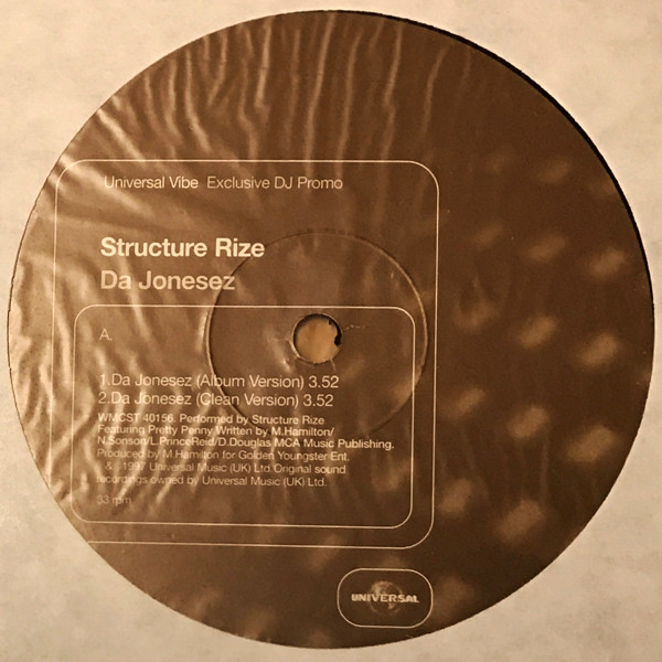 Structure Rize - Da Jonesez | Universal (WMCST 40156) - 2 Structure Rize - Da Jonesez | Universal (WMCST 40156) - 2