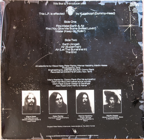 Jane - Fire, Water, Earth & Air | Brain (BRAIN 1084) - 2 Jane - Fire, Water, Earth & Air | Brain (BRAIN 1084) - 2