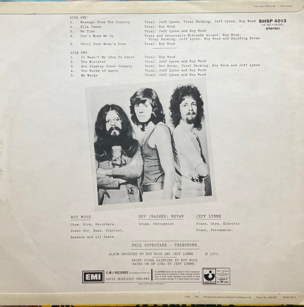 The Move - Message From The Country | Harvest (SHSP 4013) - 2