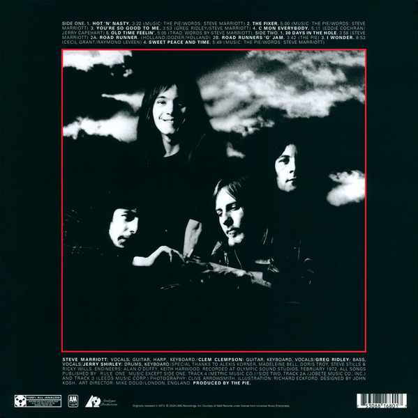 Humble Pie - Smokin' | A&M Records (APP 168) - 3