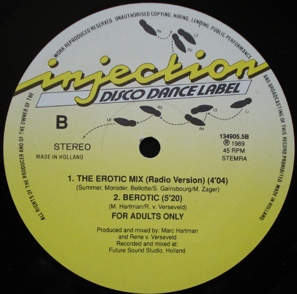 For Adults Only - The Erotic Mix | Injection Disco Dance Label (134905.5) - 3 For Adults Only - The Erotic Mix | Injection Disco Dance Label (134905.5) - 3