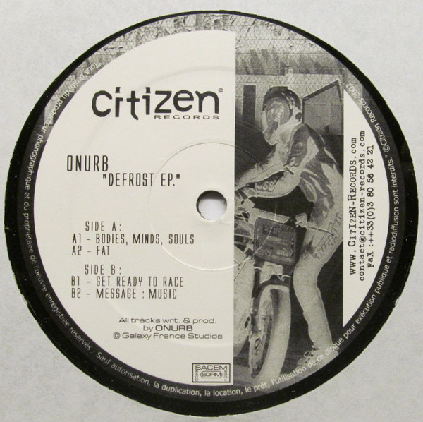 Onurb - Defrost EP | Citizen Records (CITIZEN RECORDS 002)