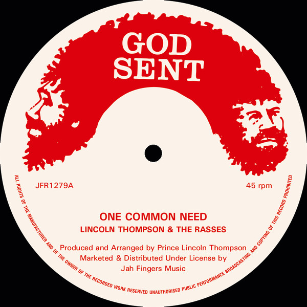 Prince Lincoln Thompson & The Royal Rasses - One Common Need | God Sent Records (JFR1279) - main