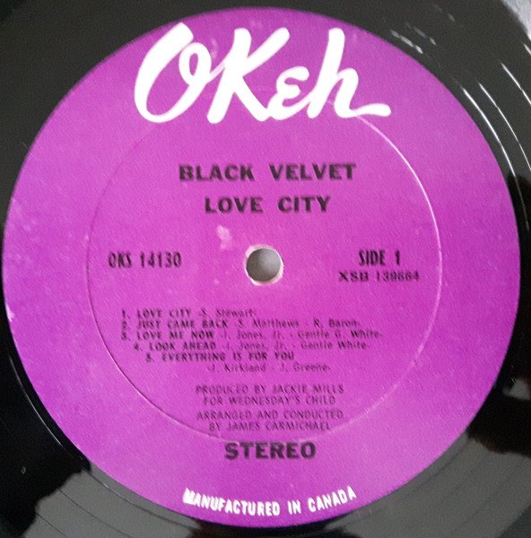 The Black Velvet - Love City | Okeh (OKS 14130) - 2 The Black Velvet - Love City | Okeh (OKS 14130) - 2