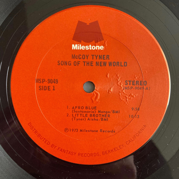 McCoy Tyner - Song Of The New World | Milestone (MSP 9049) - 3 McCoy Tyner - Song Of The New World | Milestone (MSP 9049) - 3