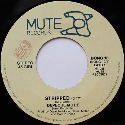 Depeche Mode - Stripped | Mute (BONG 10) - 3