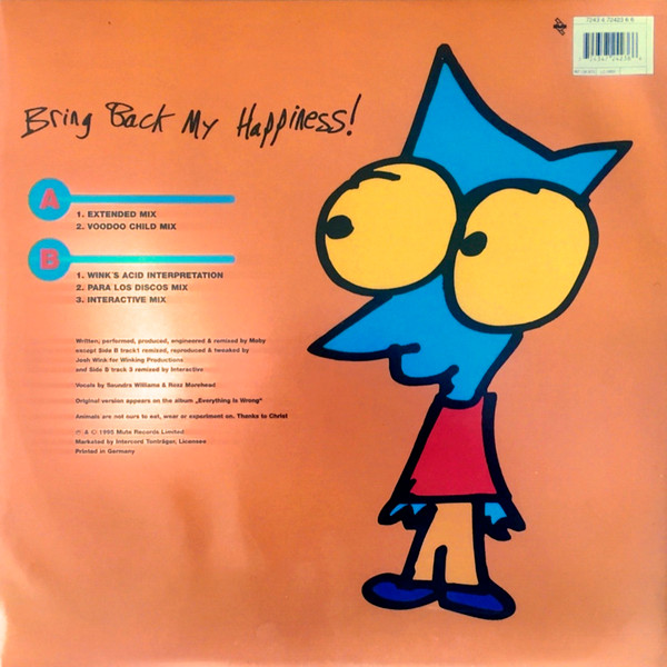 Moby - Bring Back My Happiness! | Mute (INT 126.673) - 2 Moby - Bring Back My Happiness! | Mute (INT 126.673) - 2