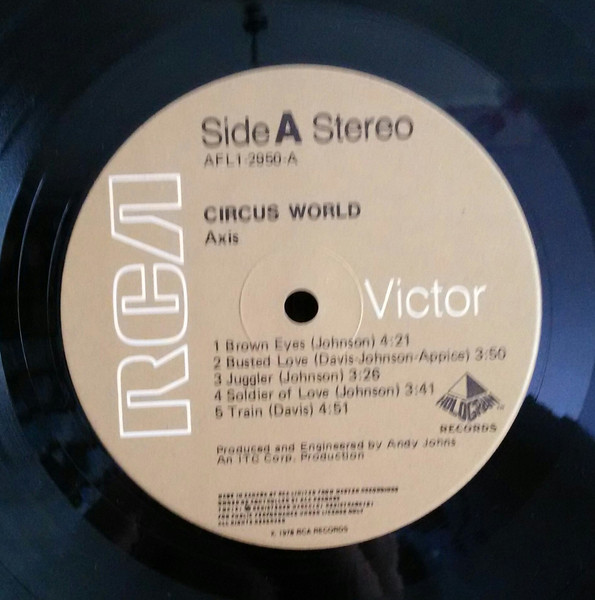 Axis - It's A Circus World | RCA Victor (AFL1-2950) - 3 Axis - It's A Circus World | RCA Victor (AFL1-2950) - 3