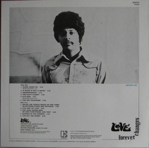 Love - Forever Changes | Elektra (K42015) - 2