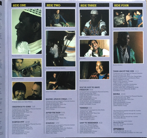 Pharoah Sanders - Journey To The One | Theresa Records (TR 108/109) - 4
