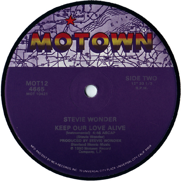Stevie Wonder - Keep Our Love Alive | Motown (MOT12-4665) - 2